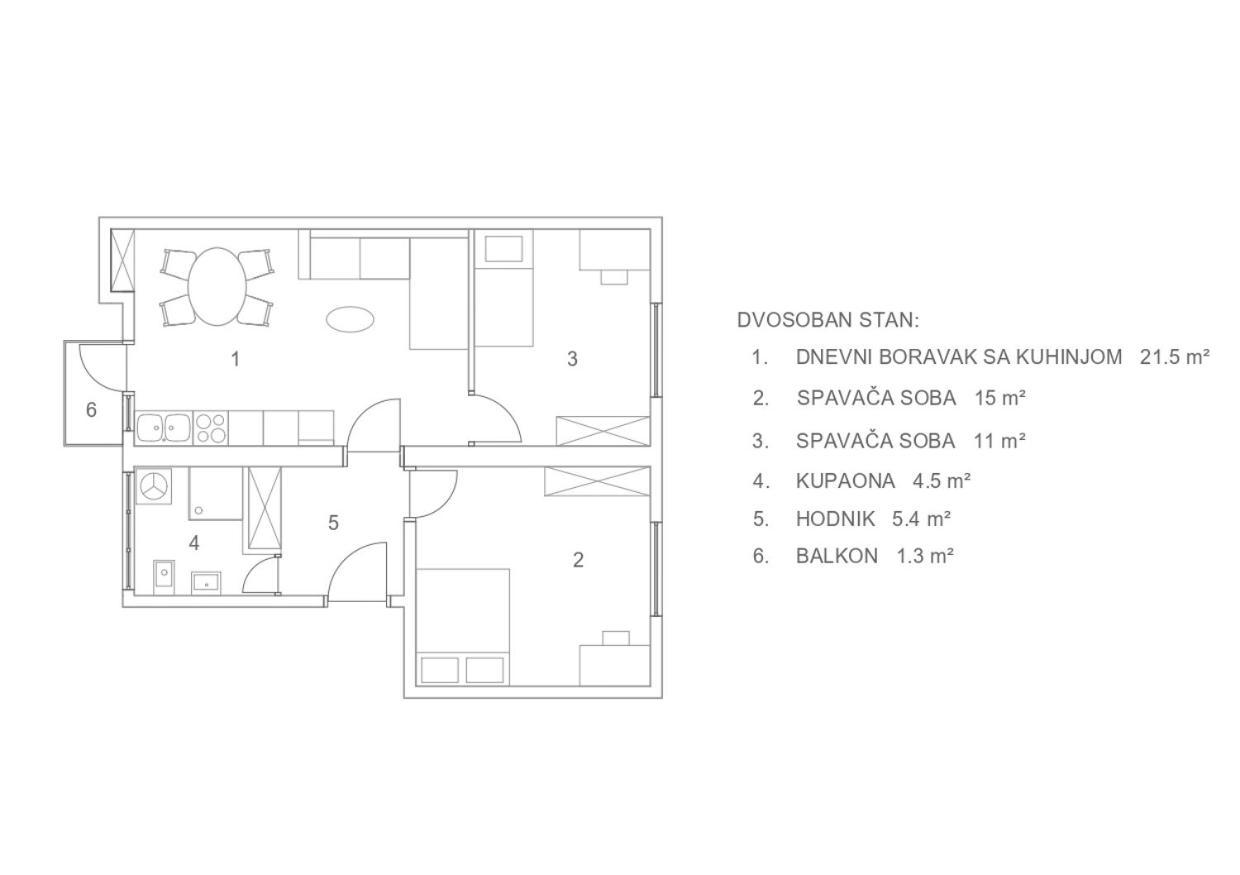 Yulia Apartman Pula Exteriör bild
